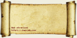 Andjelina Odalović vizit kartica